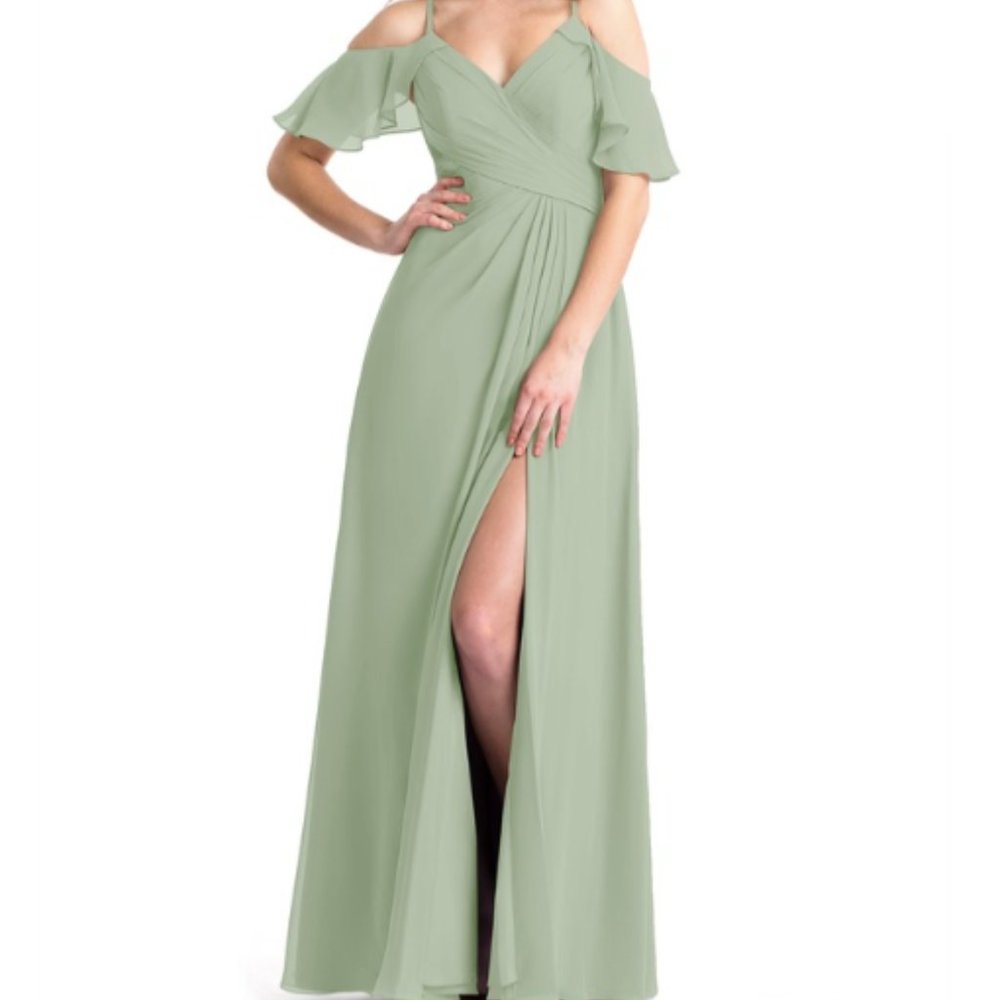 Azazie Dakota Bridesmaid Dress - Dusty Sage